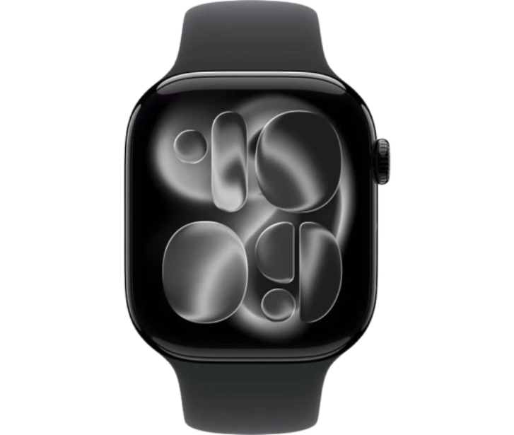 Apple Watch Series 11 GPS 46mm Jet Black with Black Sport Band M/L (вживані, як нові) А+